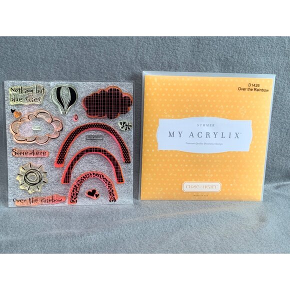 Close To My Heart Over The Rainbow My Acrylix Clear Stamp Set D1426 - Picture 4 of 12